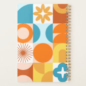 Mid Century Mod Vormen Planner (Achterkant)