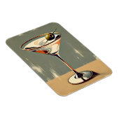 Mid Century Modern 1 Olive Martini schilderij Magneet (Rechterzijde)