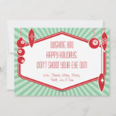 Mid-Century Modern 2-Sided Holiday Photo Card Feestdagenkaart (Achterkant)