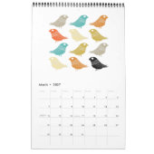 Mid Century Modern #3 Originele Kunst Retro Kalender (Mar 2027)