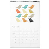 Mid Century Modern #3 Originele Kunst Retro Kalender (Mar 2026)