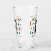 Mid Century Modern 50s Black Cool Cat Glas (Links)