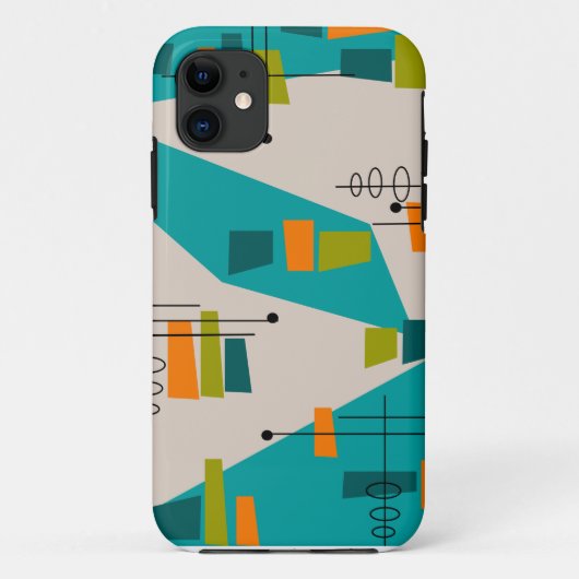Mid-Century Modern Abstract #55 Case-Mate iPhone Case (Achterkant)
