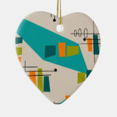 Mid-Century Modern Abstract #55 Keramisch Ornament (Rechts)