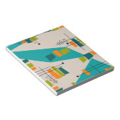 Mid-Century Modern Abstract #55 Notitieblok (Schuin)