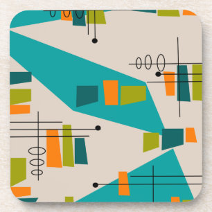Mid-Century Modern Abstract #55 Onderzetter
