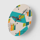 Mid-Century Modern Abstract #55 Ronde Klok (Hoek)