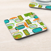 Mid-Century Modern Abstract #57 Bier Onderzetter (Linkerzijde)