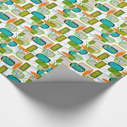 Mid-Century Modern Abstract #57 Cadeaupapier (Hoek)