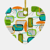 Mid-Century Modern Abstract #57 Keramisch Ornament (Voorkant)