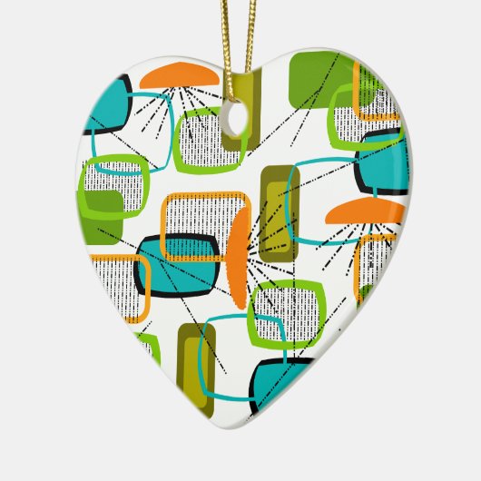 Mid-Century Modern Abstract #57 Keramisch Ornament (Links)