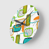 Mid-Century Modern Abstract #57 Ronde Klok (Hoek)