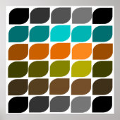 Mid-Century Modern Abstract #58 Poster (Voorkant)