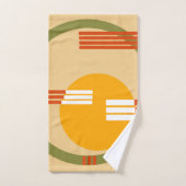 Mid-Century Modern Abstract Bad Handdoek (Handdoek)
