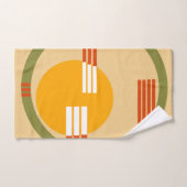 Mid-Century Modern Abstract Bad Handdoek (Handdoek)