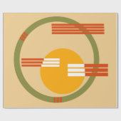 Mid-Century Modern Abstract Cadeaupapier (Vlak)