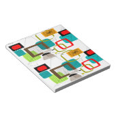 Mid-Century Modern Abstract Design Notitieblok (Schuin)