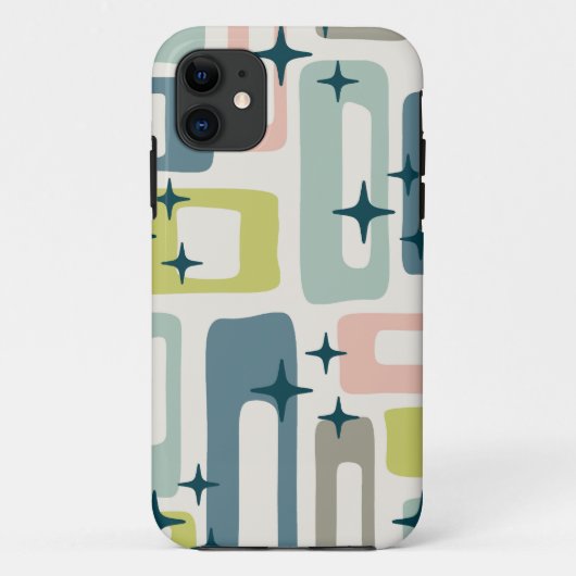 Mid Century Modern Abstract iPhone / iPad hoesje (Achterkant)