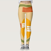 Mid-Century Modern Abstract Leggings (Voorkant)