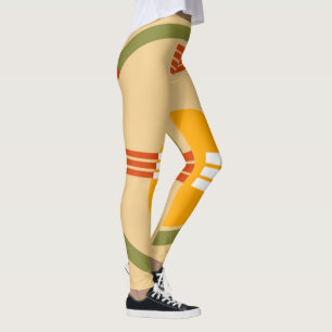 Mid-Century Modern Abstract Leggings