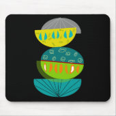 Mid-Century Modern Abstract Mousepad Muismat (Voorkant)