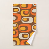 Mid-Century modern Abstract patroon Bad Handdoek (Handdoek)