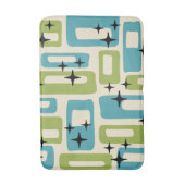 Mid Century Modern Abstract Patroon Badmat (Voorkant Verticaal)