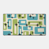 Mid Century Modern Abstract Patroon Bureaumat (Voorkant)