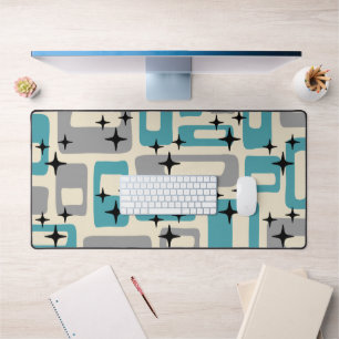 Mid Century Modern Abstract Patroon Bureaumat
