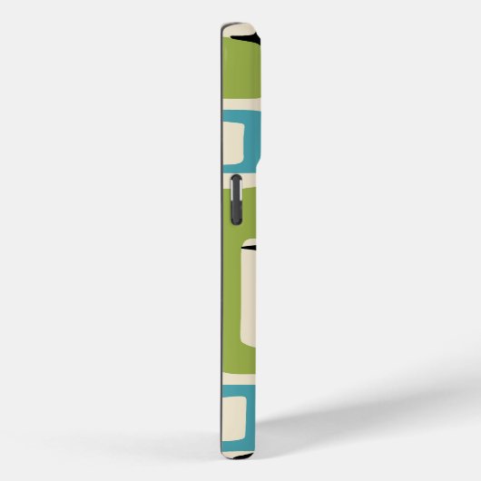 Mid Century Modern Abstract Patroon Case-Mate iPhone Case (Achterkant / Rechts)