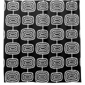 Mid Century Modern Abstract Patroon Douchegordijn (Voorkant)