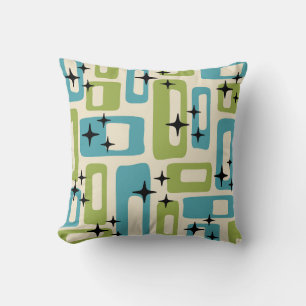 Mid Century Modern Abstract Patroon Kussen