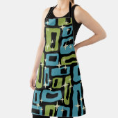Mid Century Modern Abstract Patroon Schort (Insitu)