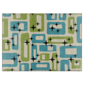 Mid Century Modern Abstract Patroon Snijplank (Voorkant)