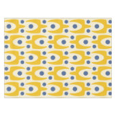 Mid Century Modern Abstract Patroon Tafelkleed (Voorkant (Horizontaal))