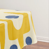 Mid Century Modern Abstract Patroon Tafelkleed (Voorbeeld)