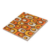Mid-Century modern Abstract patroon Tegeltje (Zijkant)
