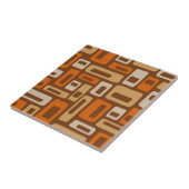 Mid Century Modern Abstract Patroon Tegeltje (Zijkant)