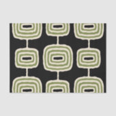 Mid Century Modern Abstract Patroon Tissuepapier (Voorkant)