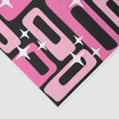 Mid Century Modern Abstract Patroon Tissuepapier (Detail)