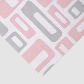Mid Century Modern Abstract Patroon Tissuepapier (Detail)