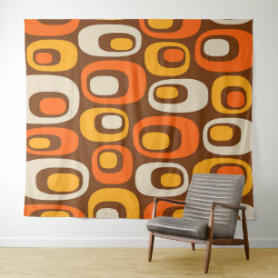 Mid-Century modern Abstract patroon Wandkleed