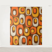 Mid-Century modern Abstract patroon Wandkleed (Voorkant)