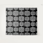 Mid Century Modern Abstract Patroon Wandkleed (Voorkant (horizontaal))