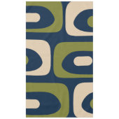 Mid-century Modern Abstract Piquet Pattern Tafelkleed (Voorkant)