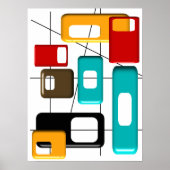 Mid-Century Modern Abstract Poster #41 (Voorkant)