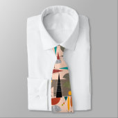 Mid-Century Modern Abstract Stropdas (Gebonden)