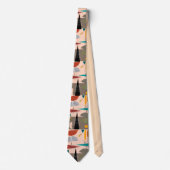 Mid-Century Modern Abstract Stropdas (Voorkant)