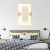 Mid-Century Modern Abstract Wall Art  Canvas Afdruk (Insitu (Slaapkamer))