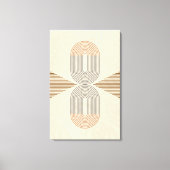 Mid-Century Modern Abstract Wall Art Canvas Afdruk (Voorkant)